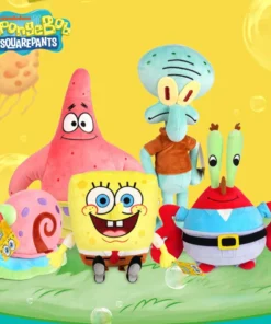 Spongebob Patrick Star Eugene H. Krabs Gary the Snail Plush Toy Throw Pillow Halloween Decorations Birthday Gift Boy