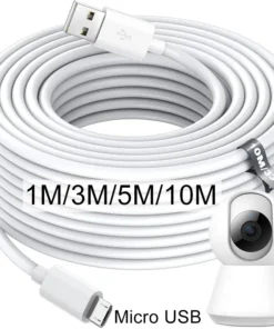 1m-10m Extra Long Micro USB Fast Charging Data Cable for Samsung Xiaomi Android Phones Camera Monitor Power Bank Data Cord